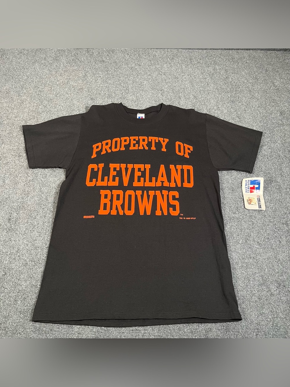 vintage 90’s cleveland browns russell athletic single stitch t shirt Men’s M